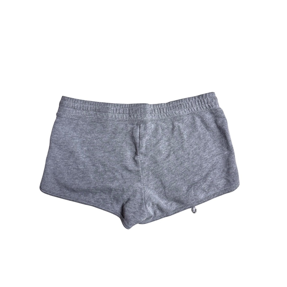 Hollister Grey Heathered Graphic Logo Sweat Shorts - Picture 2 of 7